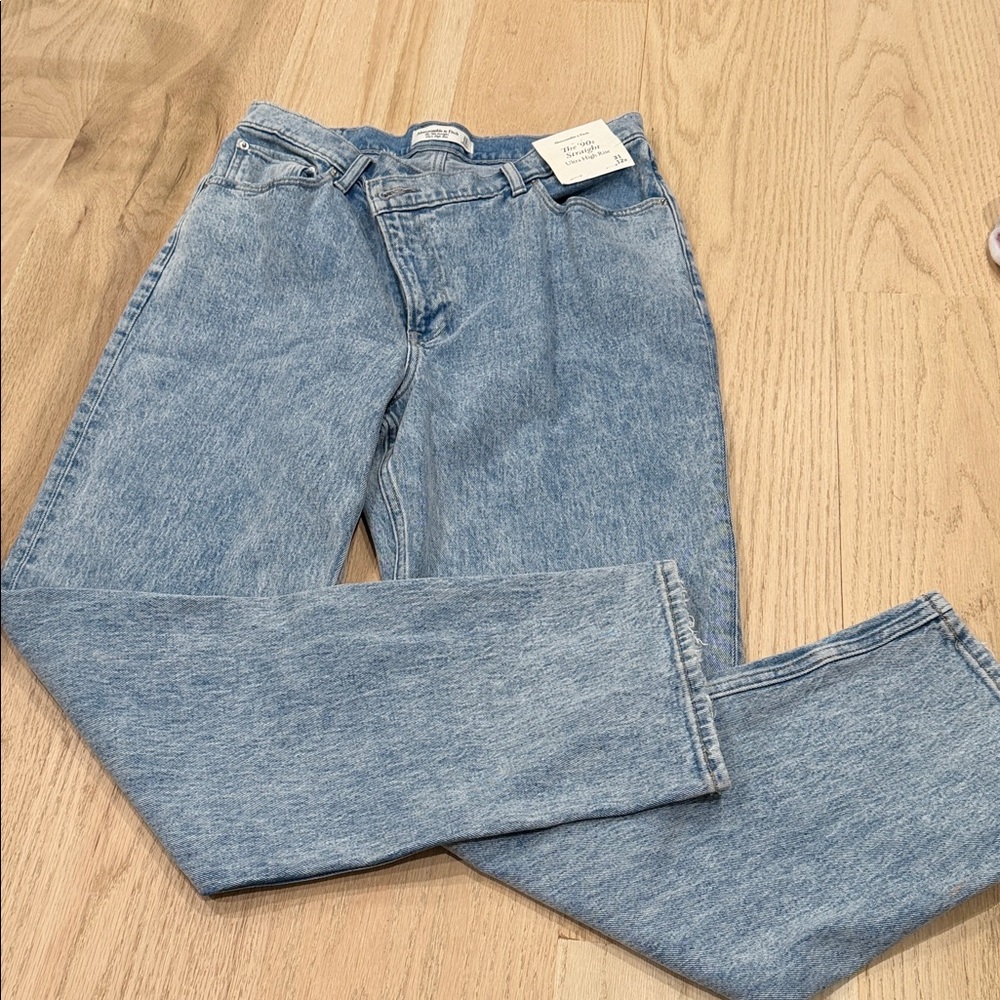 Abercrombie & Fitch Light Blue Straight Jeans